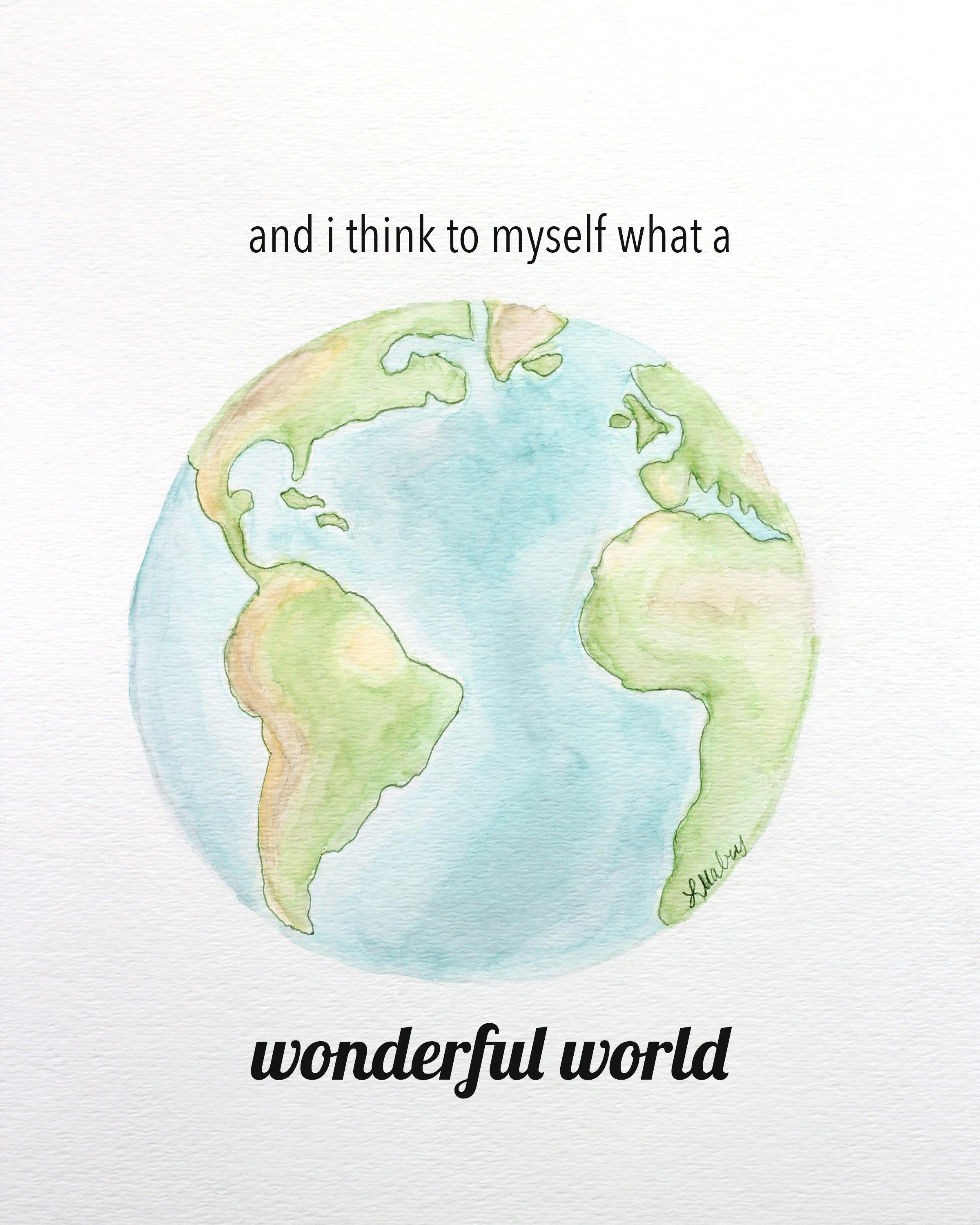 2400x3000 Watercolor Earth Printables Mabey She Made It - Watercolor Earth
