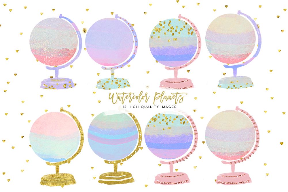 1000x666 Watercolor Globe Clipart, Globe Clipart, Travel Clipart - Watercolor Earth