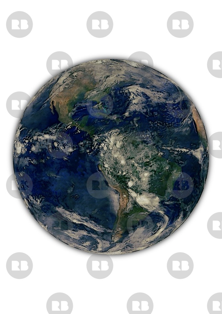 707x1000 Earth Watercolour Watercolor Blue Marble Space Planet Earth Solar - Watercolor Earth