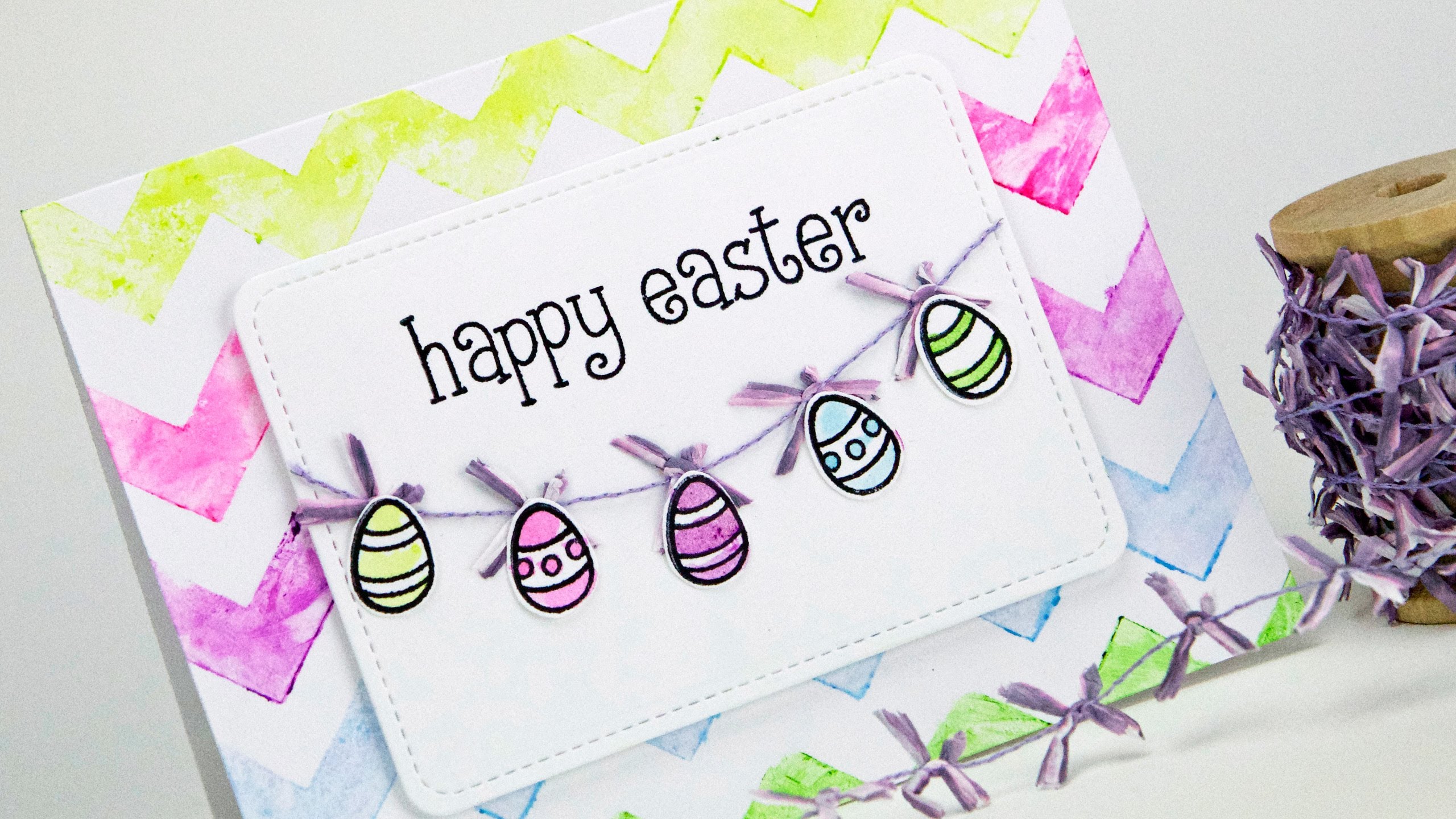 2560x1440 How To Make A Watercolor Easter Card - Watercolor Easter