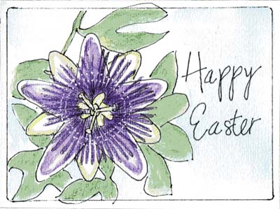 400x299 Watercolor Easter Cards To Diy - Watercolor Easter