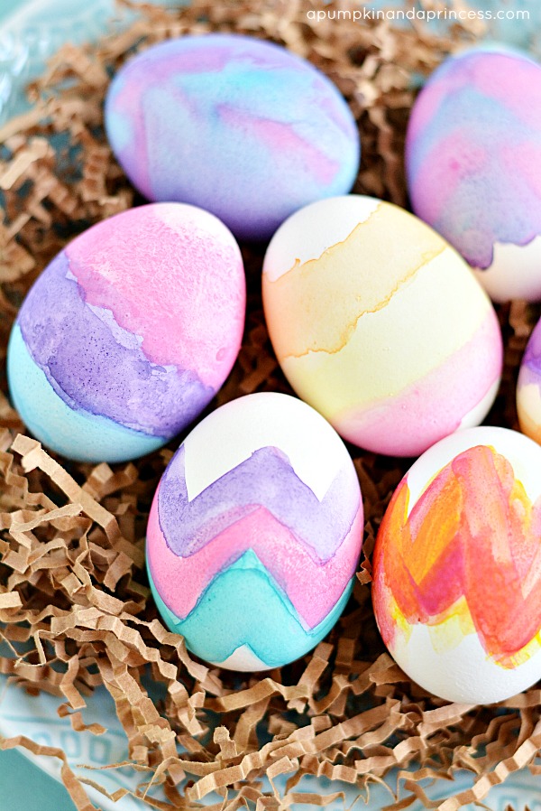 600x898 Watercolor Easter Eggs - Watercolor Easter