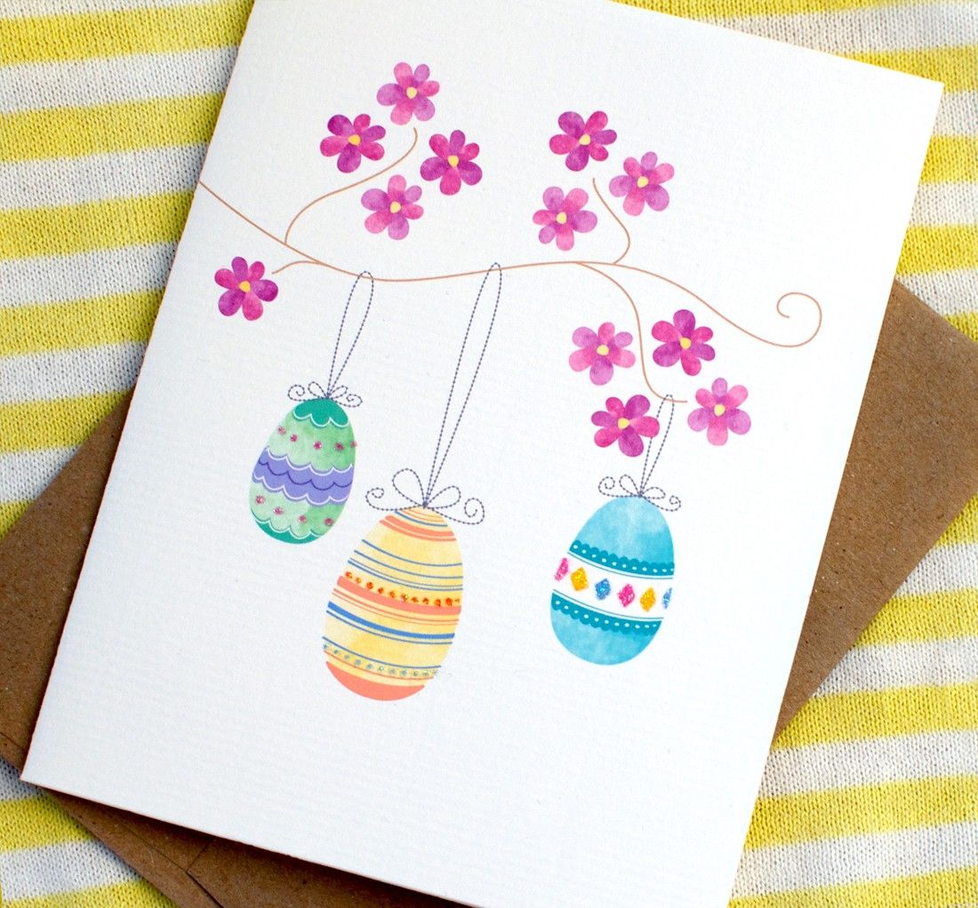 Watercolor Easter Cards at Explore collection of