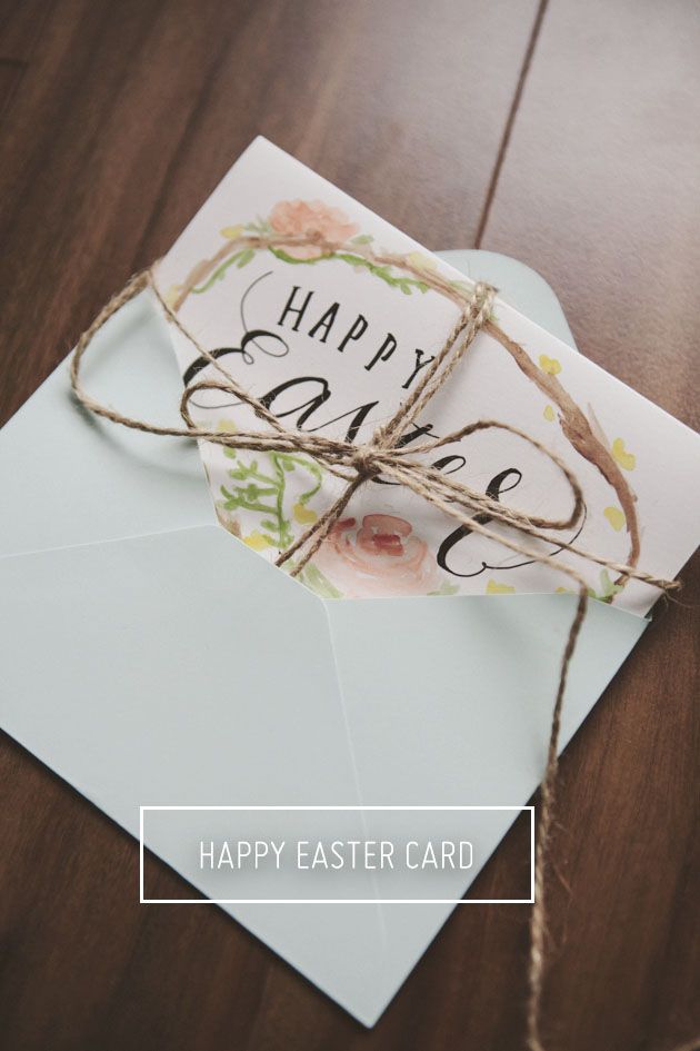 630x945 Ohsoverypretty Watercolor Easter Card Tutorial Easter Ideas - Watercolor Easter Cards