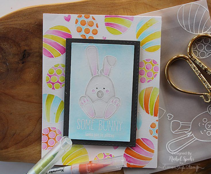 735x605 Watercolor Easter Cards March 2017 Some Bunny Card Kit - Watercolor Easter Cards