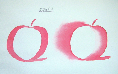 500x313 Week 4 Watercolor Basic Techniques Class Edges [Archive - Watercolor Edges