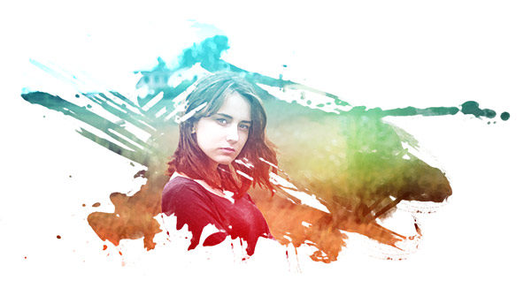 600x335 How To Create A Watercolor Effect In Photoshop - Watercolor Effect