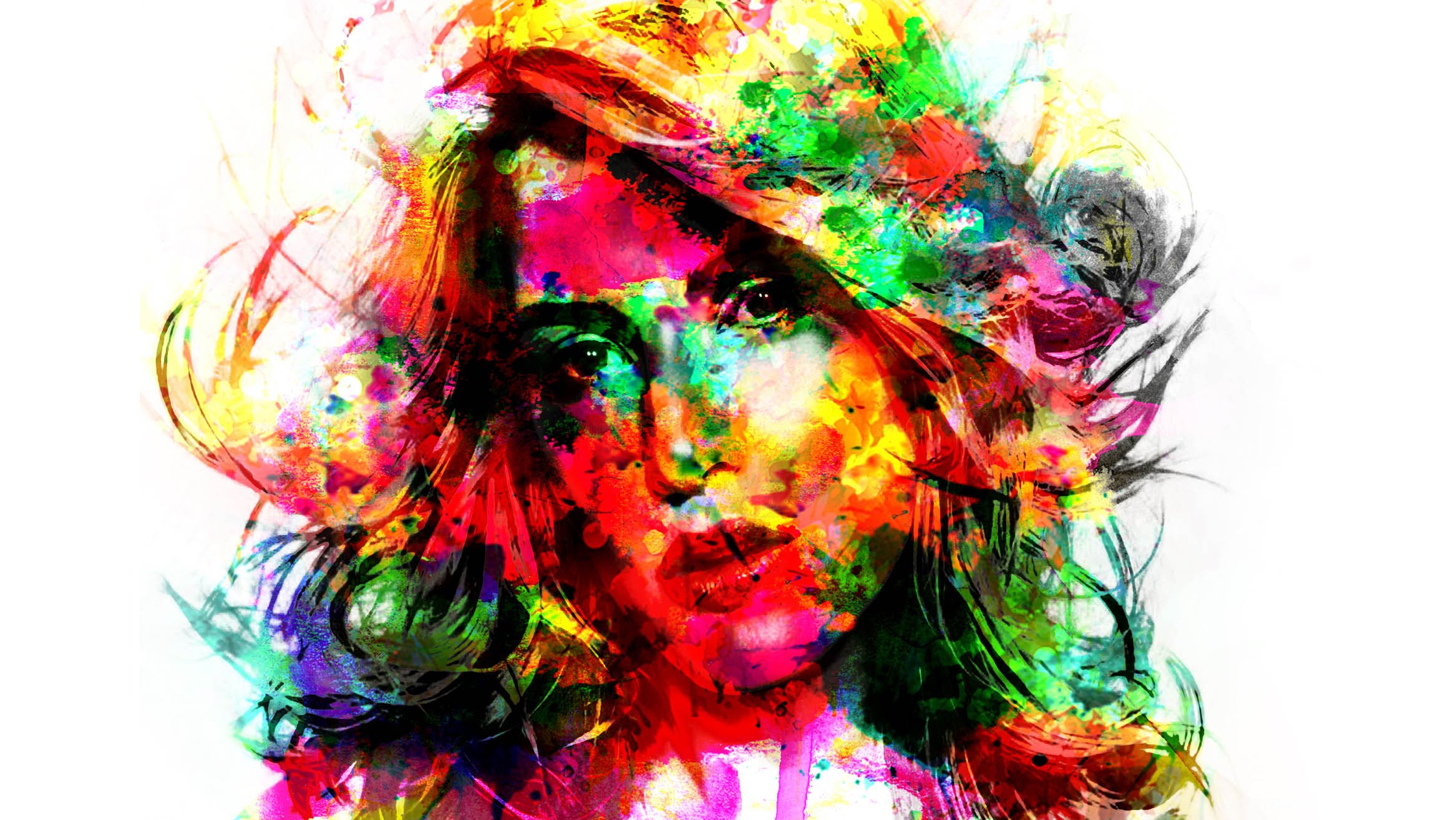 2334x1314 Photoshop Tutorial - Watercolor Effect