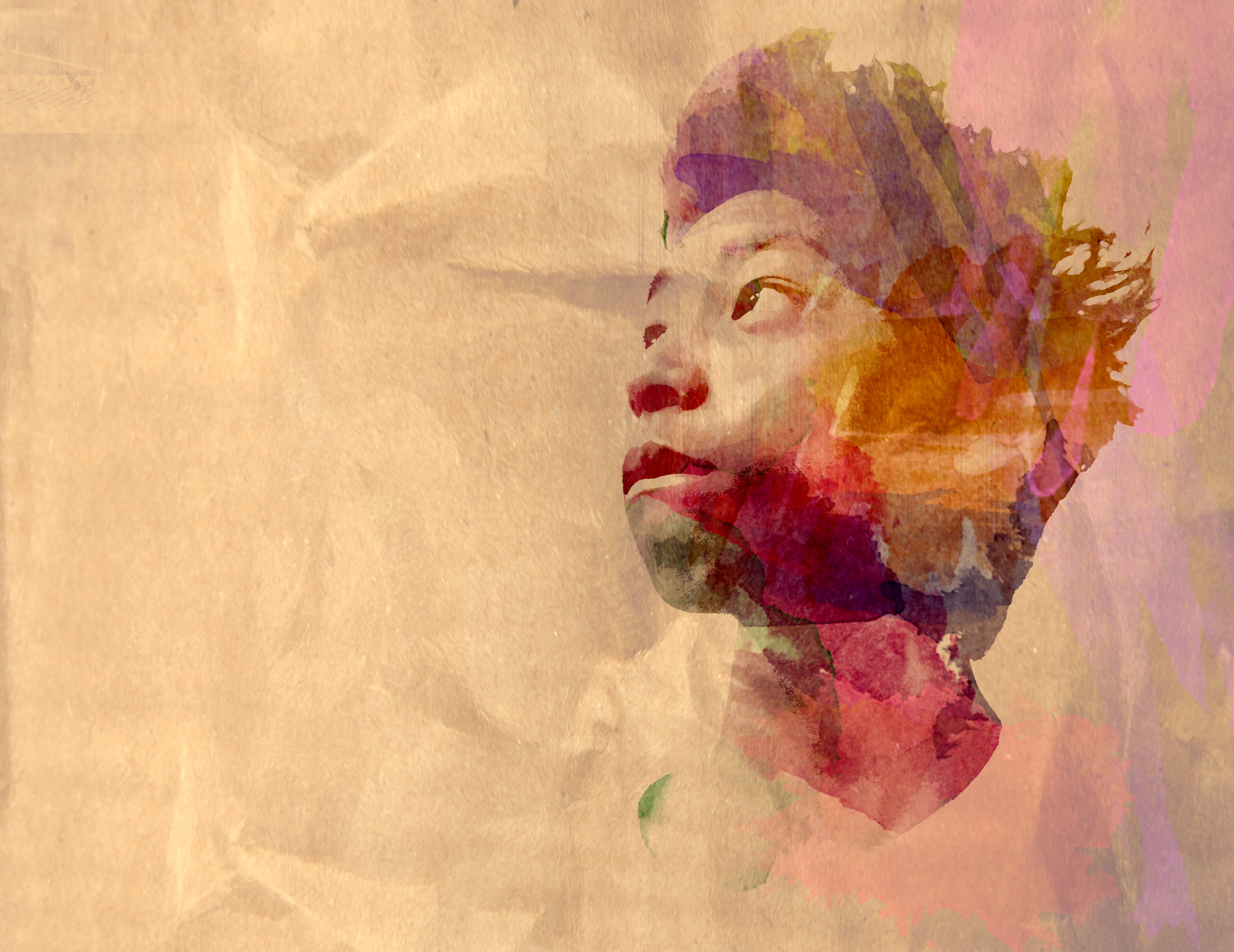 4034x3113 Self Portrait 16 Watercolor Effect - Watercolor Effect