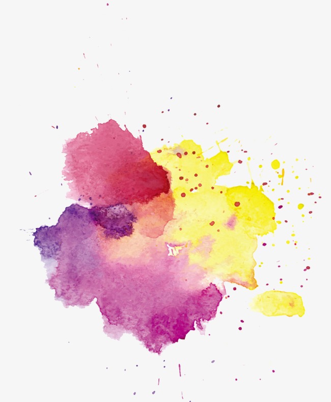 650x790 Splash Watercolor Effect Pattern Material, Splash Clipart - Watercolor Effect