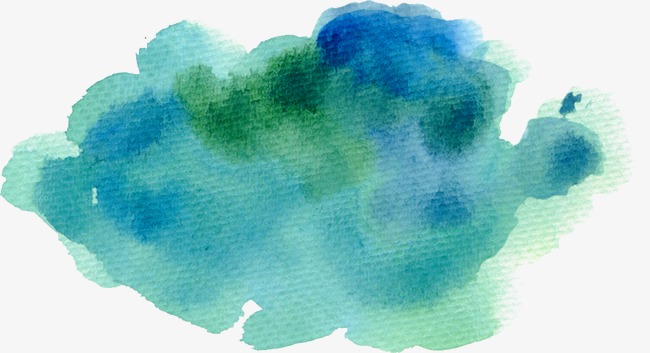 650x353 Blue Watercolor Effect, Watercolor Clipart, Gradient Watercolor - Watercolor Effect