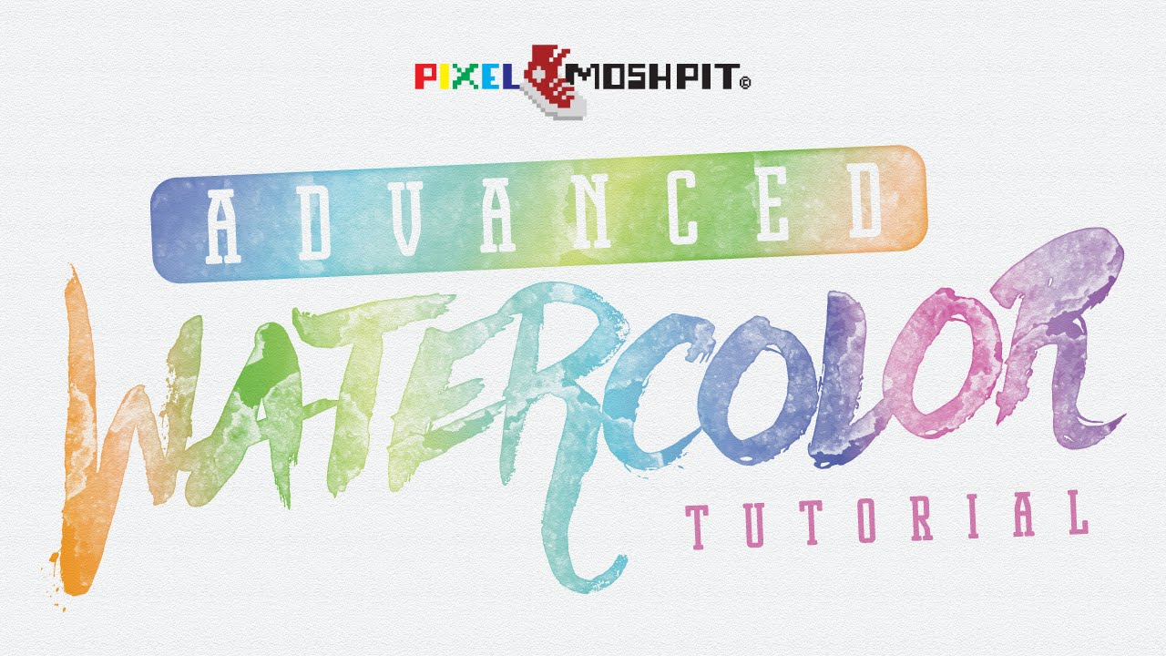 1280x720 Colorful Watercolor Vectors In Adobe Illustrator (Realistic) - Watercolor Effect Illustrator