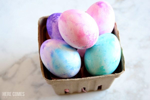 600x400 How To Create Watercolor Easter Eggs Here Comes The Sun - Watercolor Eggs
