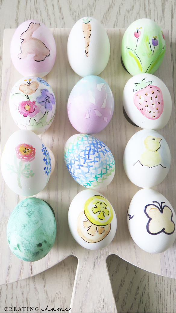 584x1040 Watercolor Easter Eggs - Watercolor Eggs