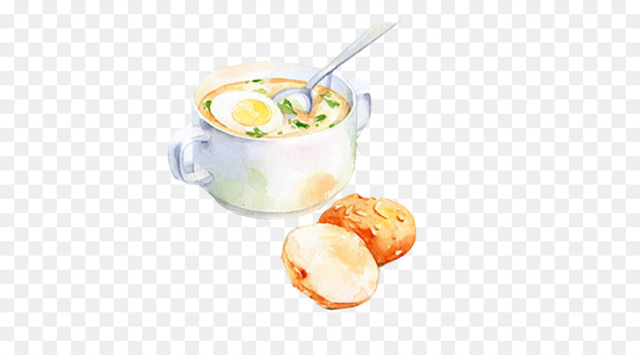 900x500 Cupcake Watercolor Painting Food Drawing Illustration - Watercolor Eggs