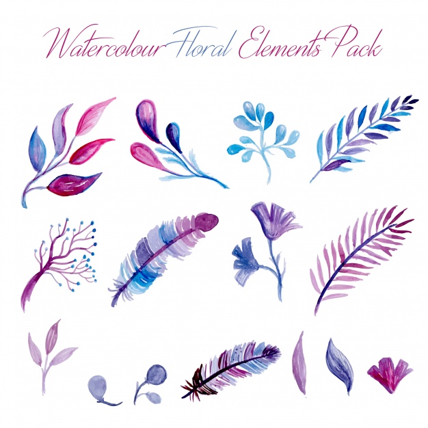 626x626 Download Vector - Watercolor Elements