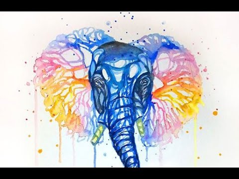 480x360 Watercolor Painting - Watercolor Elephant