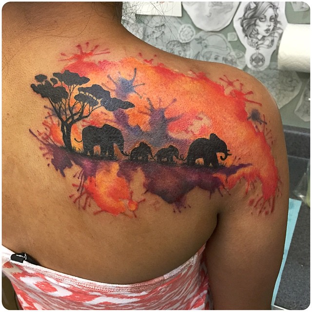 640x640 50 Original Elephant Tattoo Designs. - Watercolor Elephant Tattoo