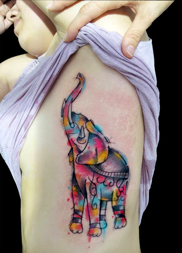 369x512 70 Best Elephant Tattoo Designs And Ideas Tattoosme - Watercolor Elephant Tattoo