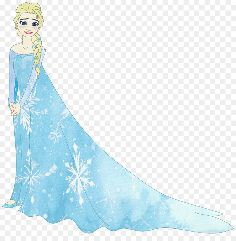 900x920 Fan Art Digital Art Artist - Watercolor Elsa