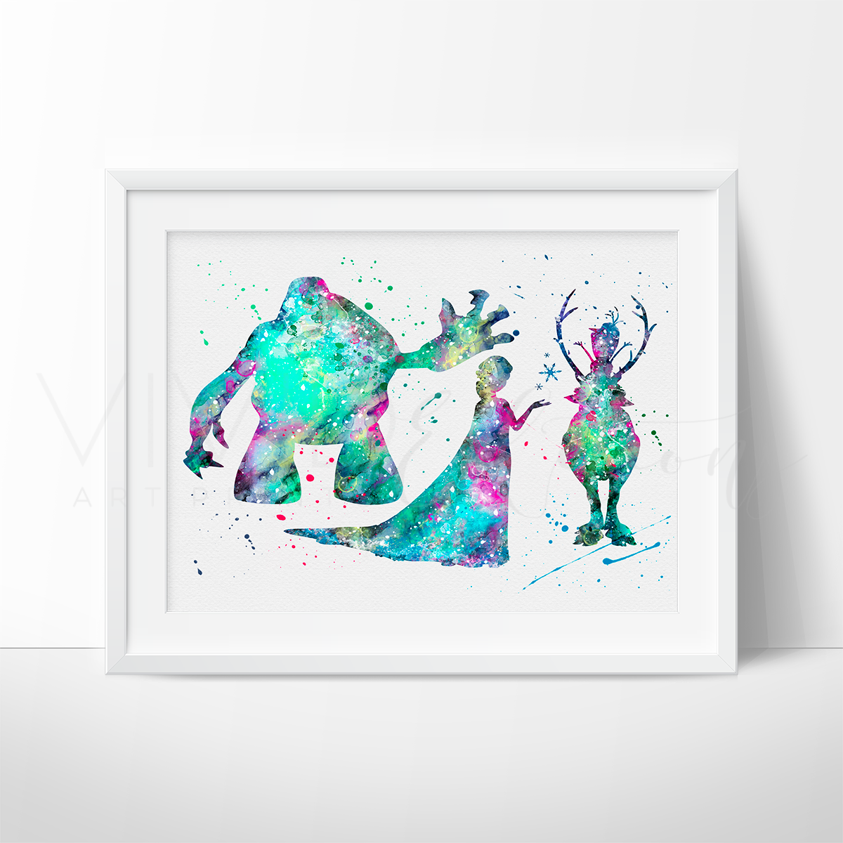 Watercolor Elsa at PaintingValley.com | Explore collection of ...