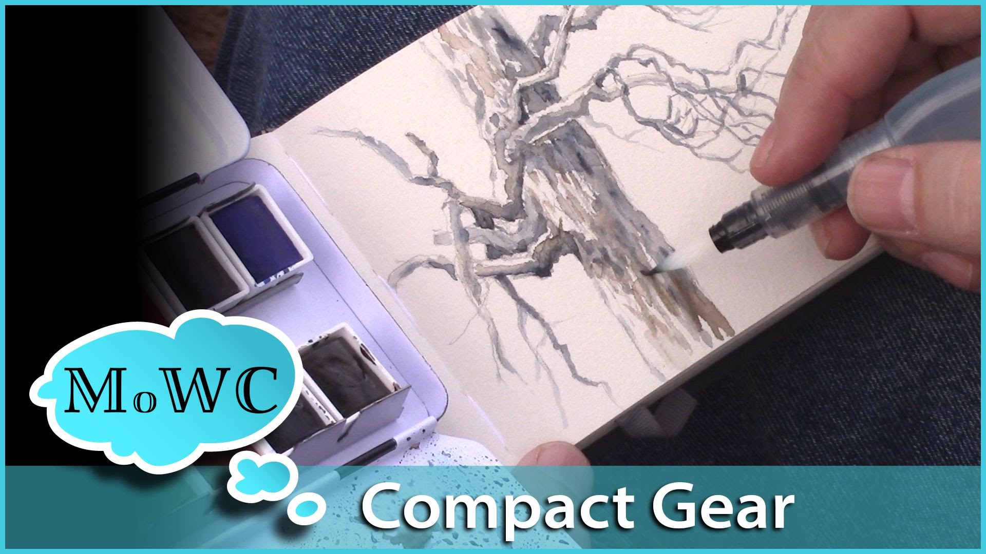 1920x1080 Plein Air Watercolor Sketching With Minimal Gear - Watercolor Equipment