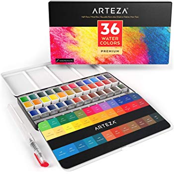 350x350 Watercolour Paint Set - Watercolor Equipment