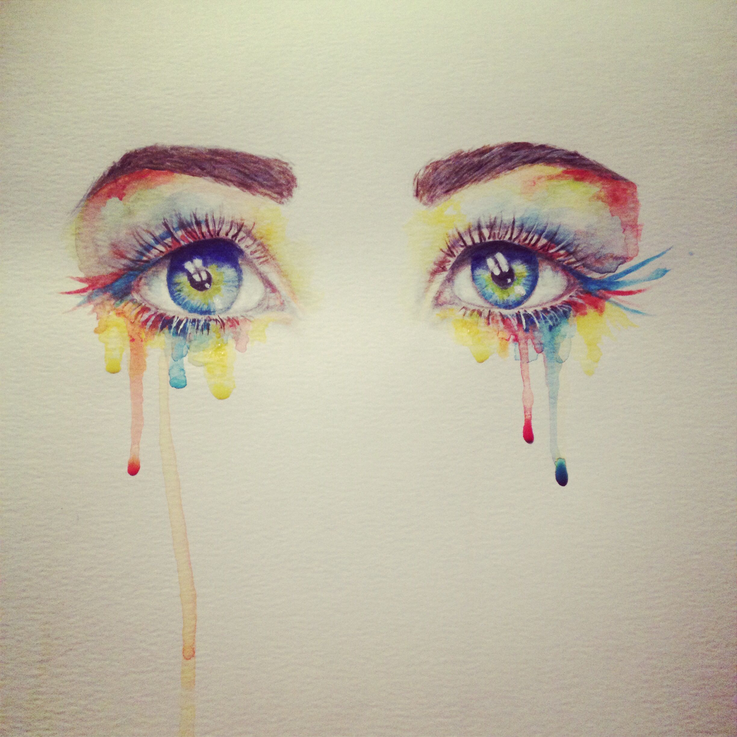 2448x2448 Watercolor Eyes - Watercolor Eye
