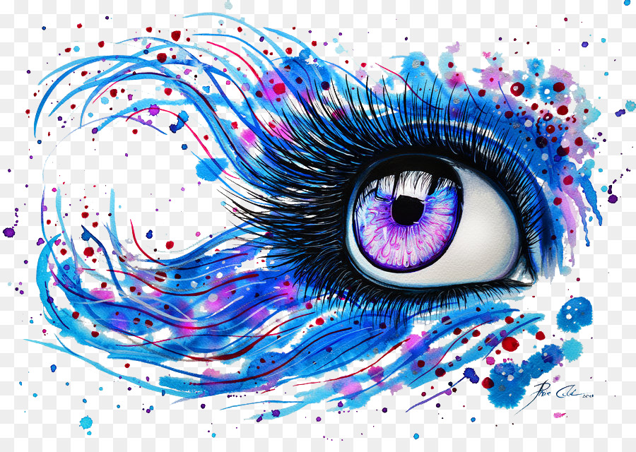 900x640 Watercolor Painting Abstract Art Drawing Eye - Watercolor Eye