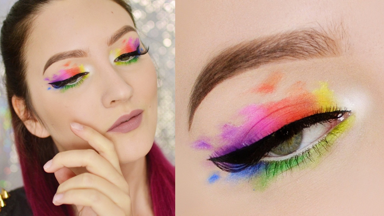 1280x720 Watercolor Makeup Tutorial - Watercolor Eye Makeup