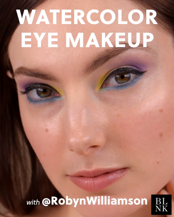 576x720 Watercolor Eye Makeup Tutorial - Watercolor Eye Makeup
