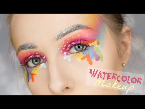 480x360 Watercolour Makeup Tutorial Watercolor Eyes - Watercolor Eye Makeup