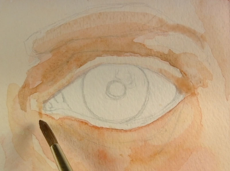 800x597 How To Paint An Eye With Watercolor - Watercolor Eye Painting