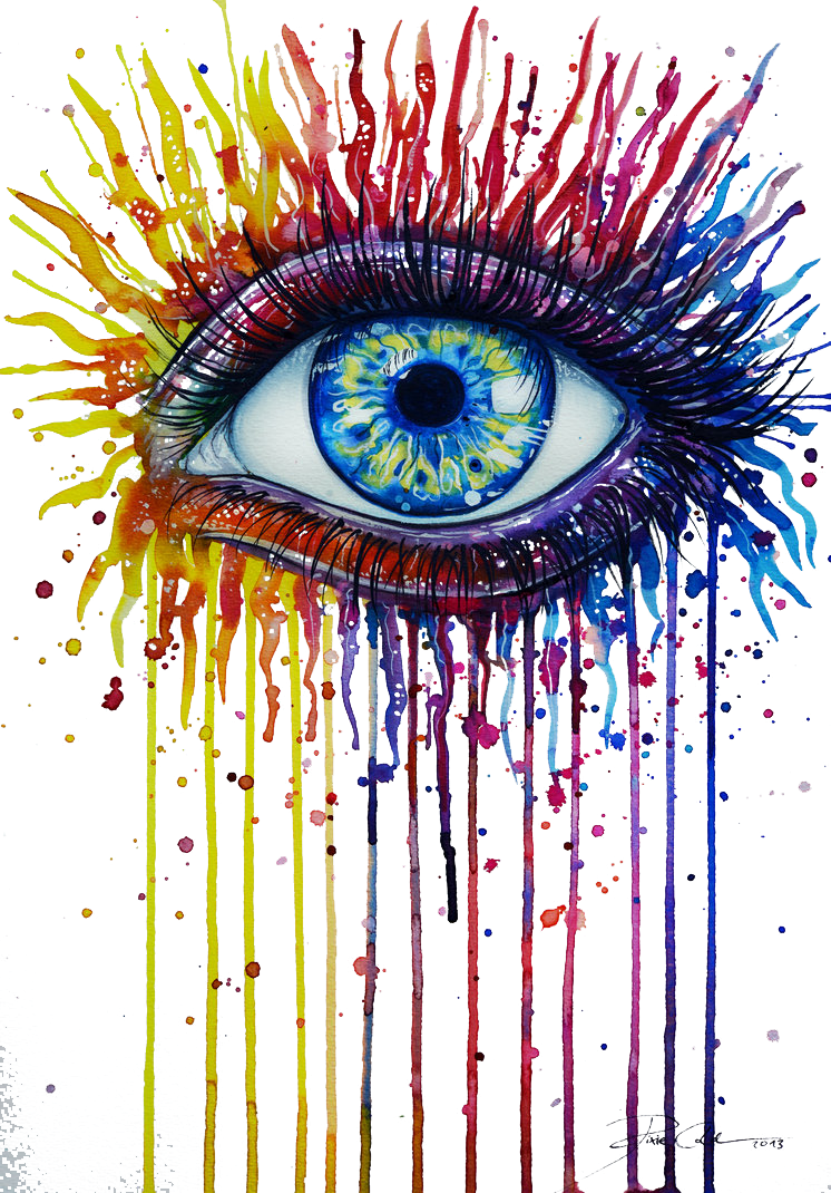 746x1070 Watercolor Painting Eye Drawing Art - Watercolor Eye Painting