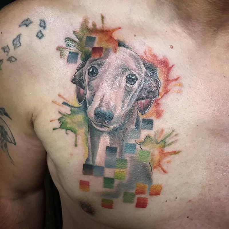 800x800 Mystic Eye Tattoo Tattoos Realistic Dog Portrait With - Watercolor Eye Tattoo
