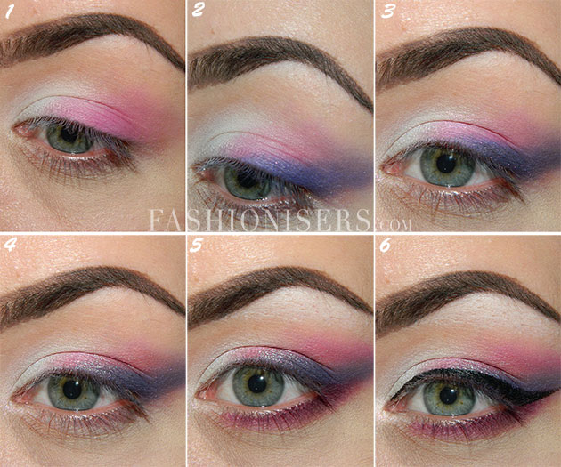 630x525 Romantic Bridal Makeup Tutorial Fashionisers - Watercolor Eyeshadow