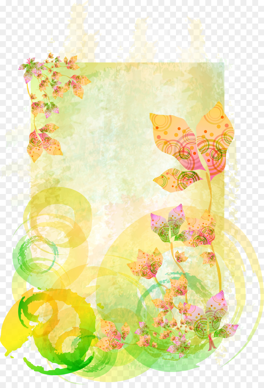 900x1320 Download Painting Flowers Creative Watercolor Watercolor F Vector - Watercolor F
