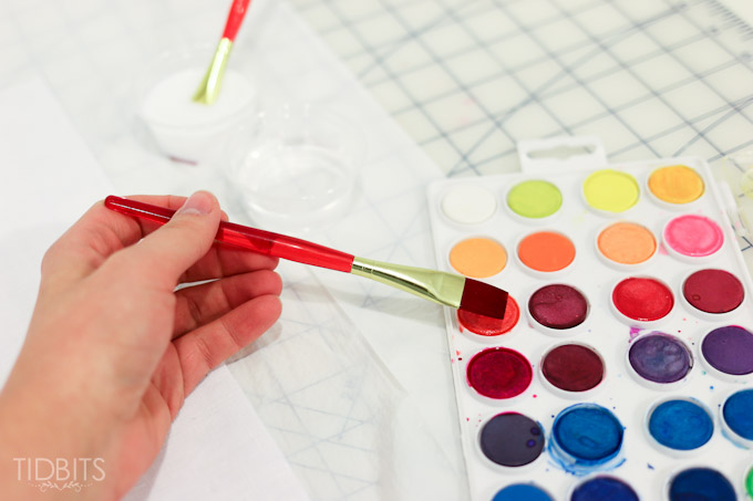 680x453 How To Watercolor Paint On Fabric Tutorial - Watercolor Fabric Design