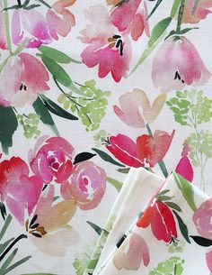 236x305 959 Best Floral Pattern Images Groomsmen, Textile - Watercolor Fabric Design
