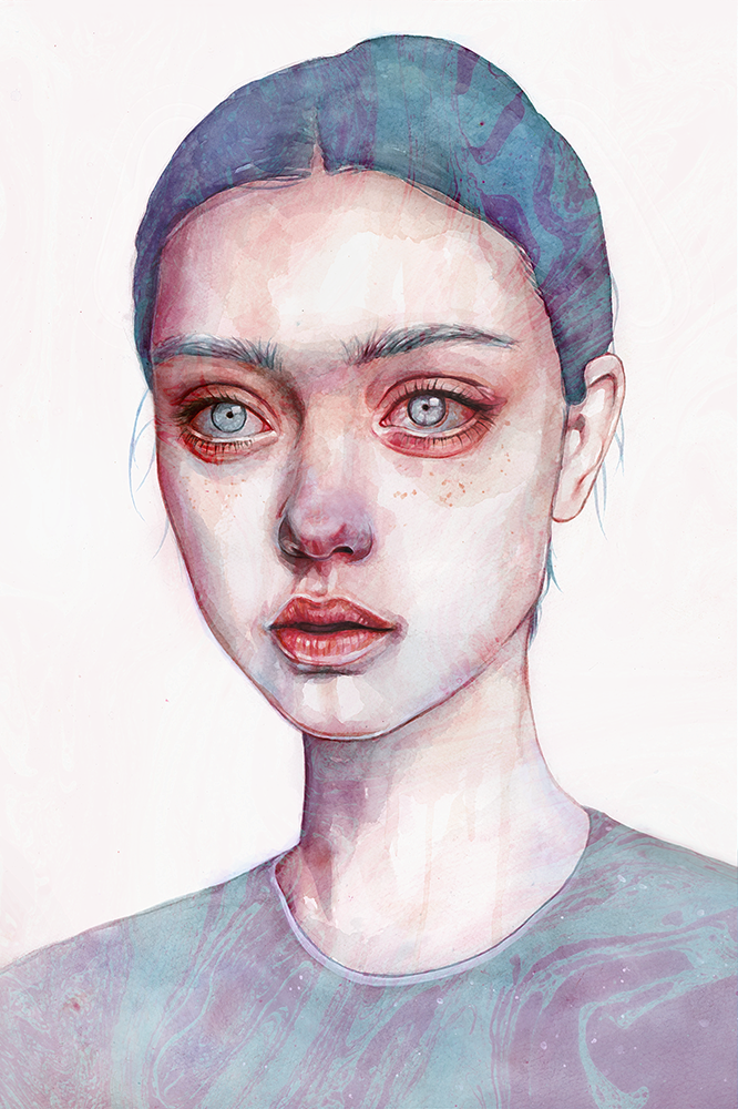 666x1000 Hypnotic - Watercolor Face