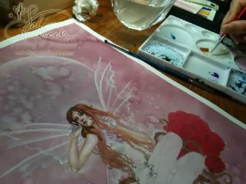 480x360 Painting Skin Tones In Watercolor Fairy Art Painting - Watercolor Fairy Art