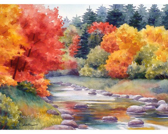 Watercolor Landscape Paintings For Beginners at PaintingValley.com ...