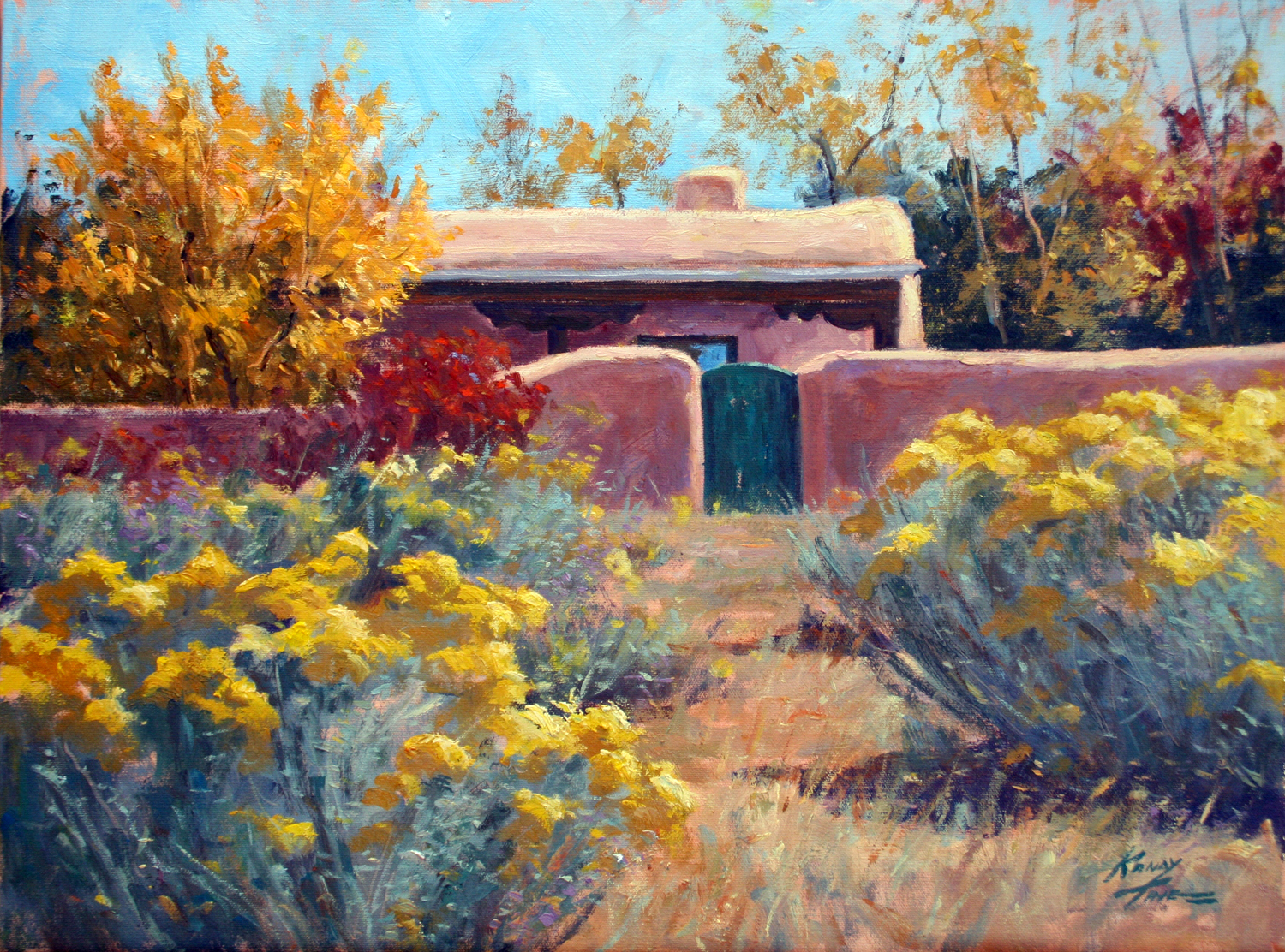 1500x1112 Fall Scenes - Watercolor Fall Scenes