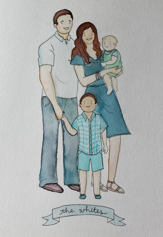 570x827 Family Portrait Painting Ideas. Geoffrey Geary Oil. Custom - Watercolor Family Portrait