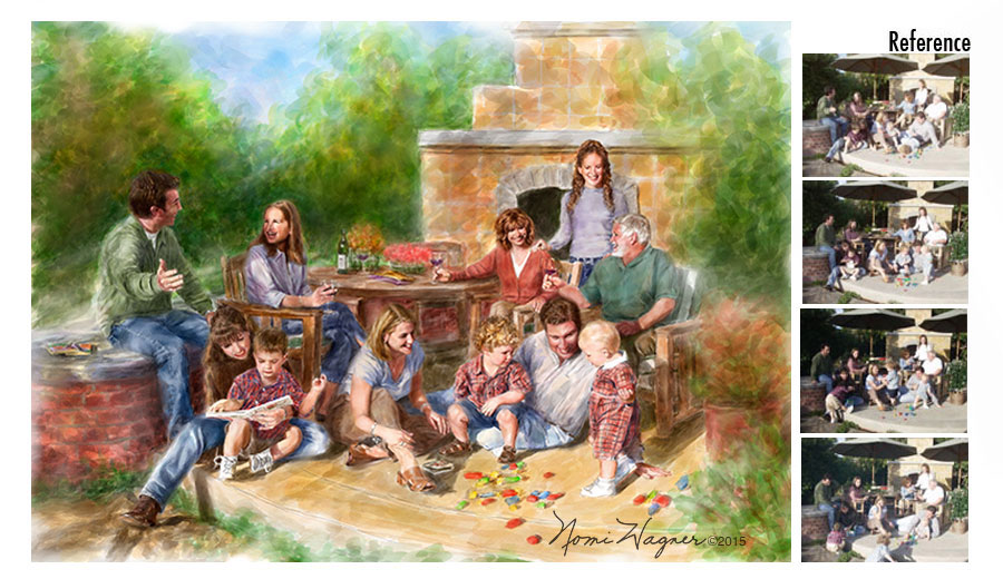 900x520 Nomi Wagner - Watercolor Family Portrait