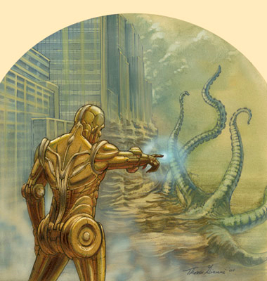 380x400 Thomas Gianni Art Gallery Fantasy Art - Watercolor Fantasy Art