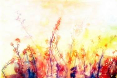 375x250 Watercolor Flowers Fantasy Painting By Lera Bolkonskaia Saatchi Art - Watercolor Fantasy Art