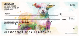 303x139 Farm Animal Checks - Watercolor Farm