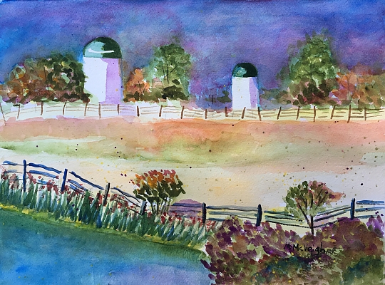 540x400 Erdenheim Farm - Watercolor Farm Scenes