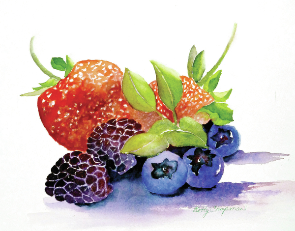 600x470 Senior Center Painter Wins Farmers Market Poster Contest - Watercolor Farmers Market